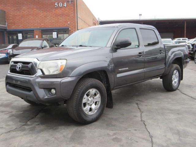 3TMJU4GN4FM177643 - 2015 TOYOTA TACOMA DOUBLE CAB PRERUNNER GRAY photo 2