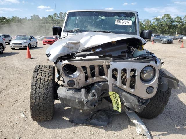 1C4HJWDG0EL311802 - 2014 JEEP WRANGLER SPORT SILVER photo 5