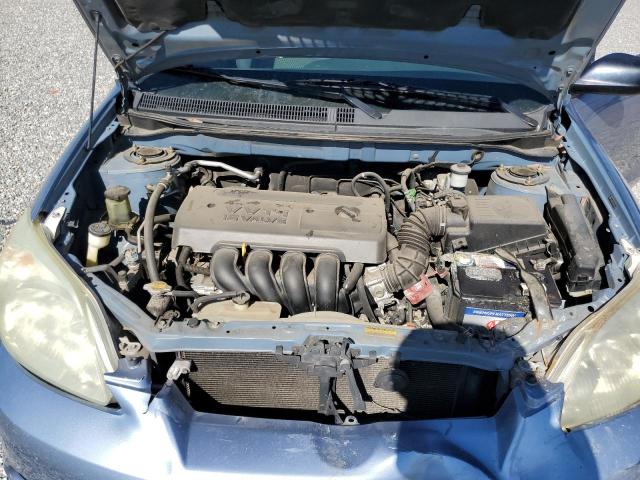 2T1KR32E55C354375 - 2005 TOYOTA COROLLA MA XR BLUE photo 11