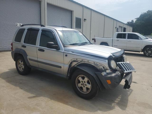 1J4GL48K07W697562 - 2007 JEEP LIBERTY SPORT 银色 照片 4