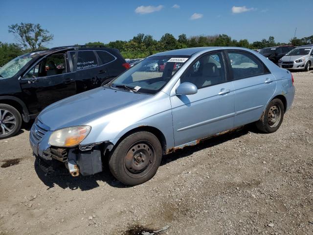 KNAFE121575387582 - 2007 KIA SPECTRA EX BLUE photo 1