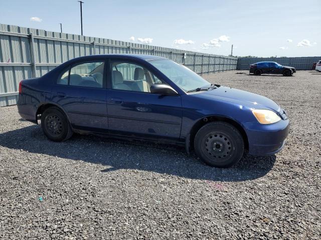 2HGES15442H923986 - 2002 HONDA CIVIC DX BLUE photo 4