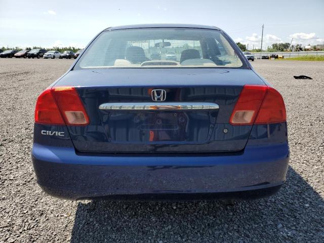 2HGES15442H923986 - 2002 HONDA CIVIC DX BLUE photo 6