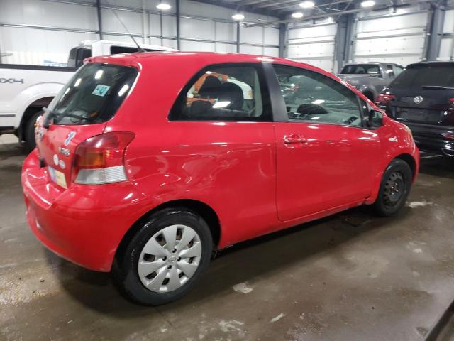 JTDJT4K33A5281094 - 2010 TOYOTA YARIS RED photo 3