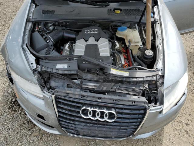 WAUKGAFB4BN053967 - 2011 AUDI A6 PRESTIGE ვერცხლისფერი ფოტო 11