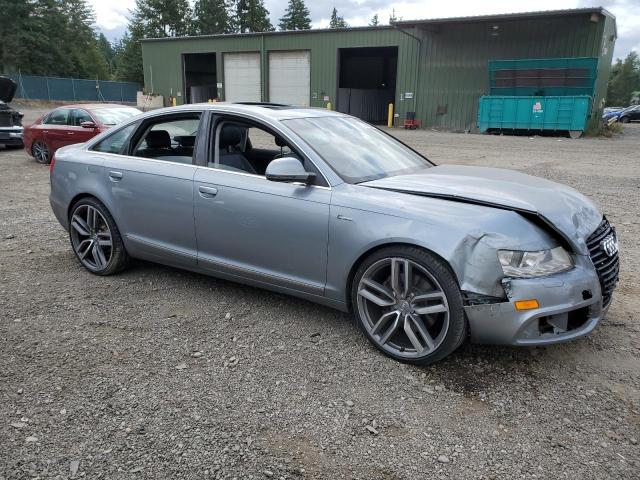 WAUKGAFB4BN053967 - 2011 AUDI A6 PRESTIGE ვერცხლისფერი ფოტო 4