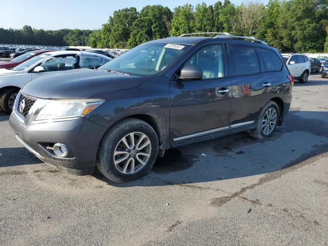 5N1AR2MMXEC697682 - 2014 NISSAN PATHFINDER S GRAY photo 1
