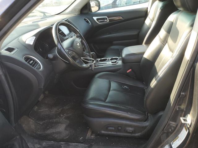 5N1AR2MMXEC697682 - 2014 NISSAN PATHFINDER S GRAY photo 7