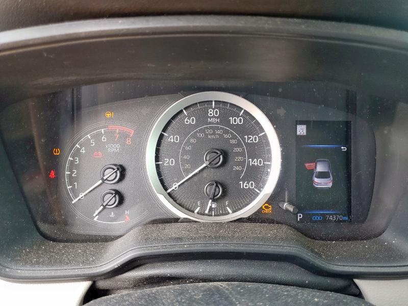 5YFEPRAEXLP116168 - 2020 TOYOTA COROLLA LE BLUE photo 9