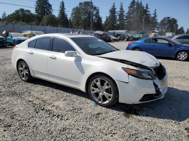 19UUA9F75DA000018 - 2013 ACURA TL ADVANCE WHITE photo 4