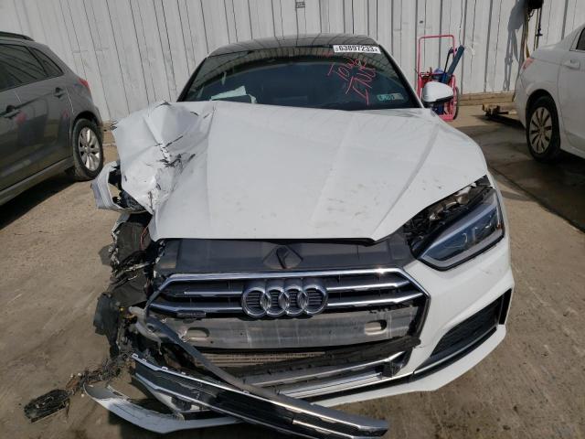 WAUENCF57JA041293 - 2018 AUDI A5 PREMIUM PLUS S-LINE WHITE photo 5