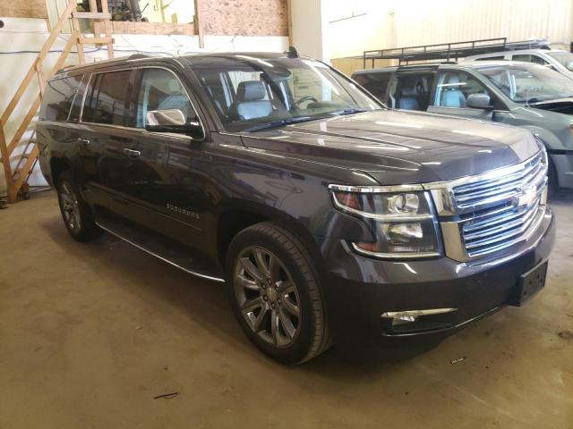 1GNSKKKC6FR694789 - 2015 CHEVROLET SUBURBAN K1500 LTZ GRAY photo 4