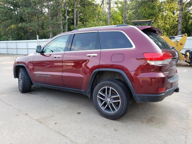 1C4RJFBG4HC760931 - 2017 JEEP GRAND CHER LIMITED MAROON photo 2