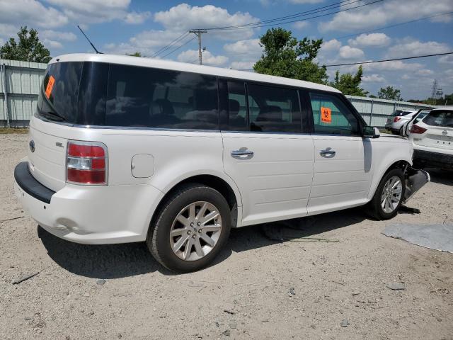 2FMGK5CC0BBD22615 - 2011 FORD FLEX SEL WHITE photo 3