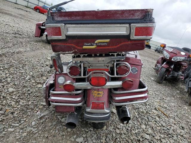 1HD1FCW11YY624776 - 2000 HARLEY-DAVIDSON FLHTCUI 勃艮第红 照片 4