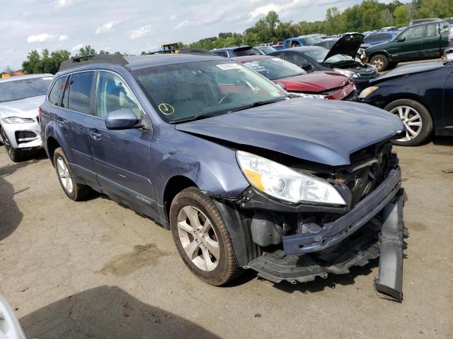 4S4BRBNC1E3281773 - 2014 SUBARU OUTBACK 2.5I LIMITED BLUE photo 4