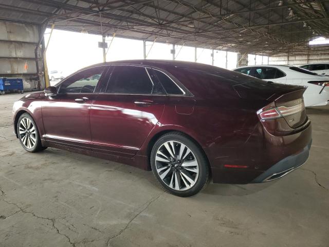 3LN6L5MU4HR634981 - 2017 LINCOLN MKZ HYBRID RESERVE BURGUNDY photo 2