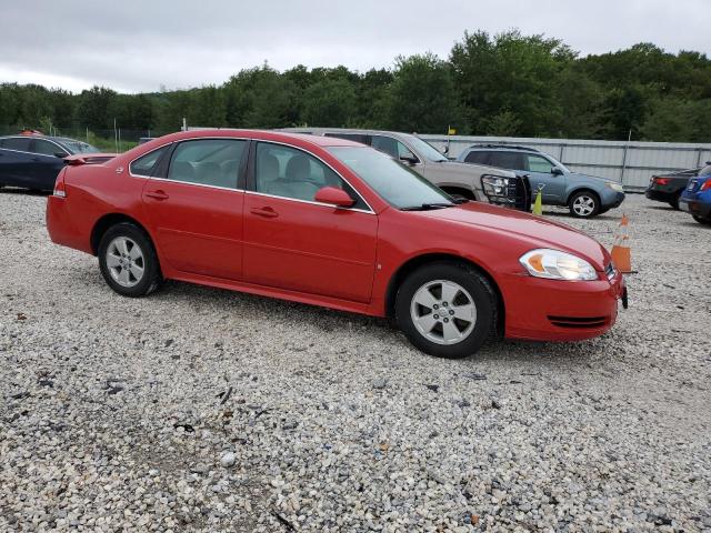 2G1WT57K191152997 - 2009 CHEVROLET IMPALA 1LT RED photo 4