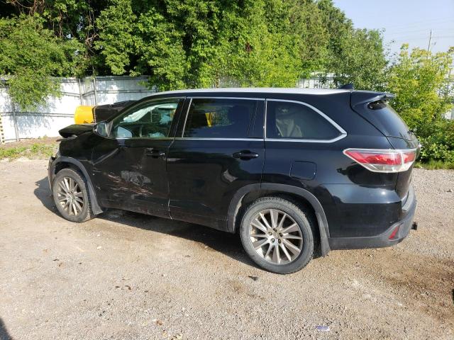 5TDJKRFH8FS103706 - 2015 TOYOTA HIGHLANDER XLE BLACK photo 2
