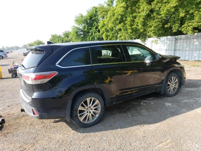 5TDJKRFH8FS103706 - 2015 TOYOTA HIGHLANDER XLE BLACK photo 3