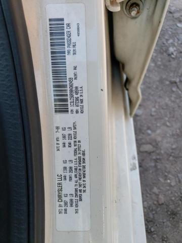 1C3LC56R98N302459 - 2008 CHRYSLER SEBRING TOURING WHITE photo 13