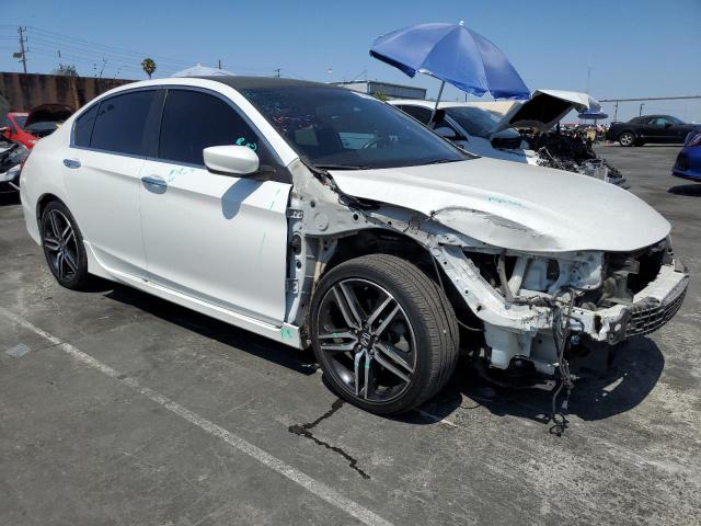 1HGCR2F56HA193117 - 2017 HONDA ACCORD SPORT WHITE photo 4