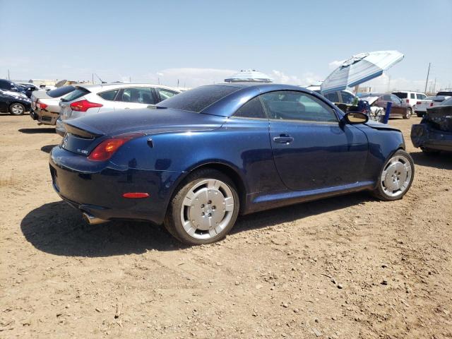 JTHFN48Y340053826 - 2004 LEXUS SC 430 BLUE photo 3