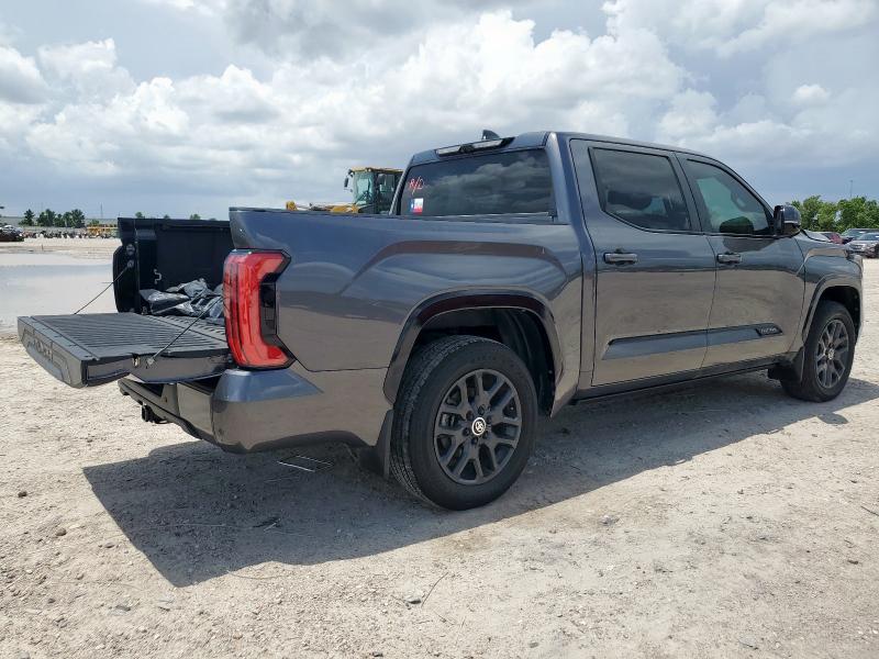 5TFNA5DB2RX180808 - 2024 TOYOTA TUNDRA CREWMAX PLATINUM ნაცრისფერი ფოტო 3