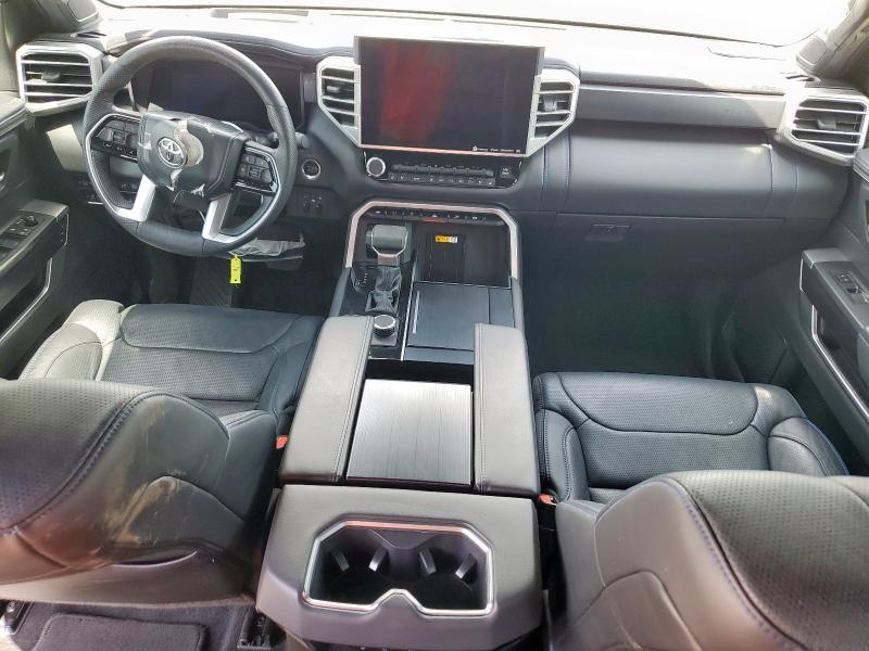 5TFNA5DB2RX180808 - 2024 TOYOTA TUNDRA CREWMAX PLATINUM ნაცრისფერი ფოტო 8