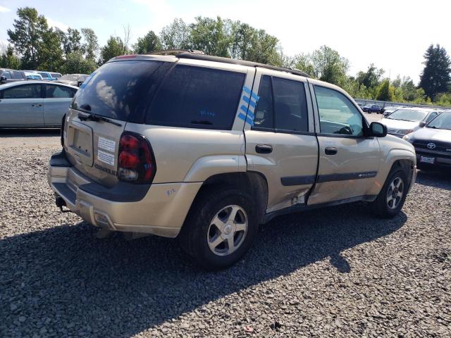 1GNDT13S642435960 - 2004 CHEVROLET TRAILBLAZE LS BEIGE photo 3