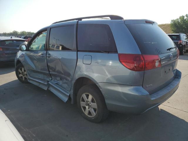 5TDZA23CX6S583057 - 2006 TOYOTA SIENNA CE BLUE photo 2