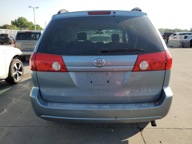 5TDZA23CX6S583057 - 2006 TOYOTA SIENNA CE BLUE photo 6