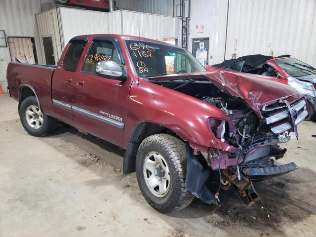 5TBBT44166S487777 - 2006 TOYOTA TUNDRA ACCESS CAB SR5 MAROON photo 1