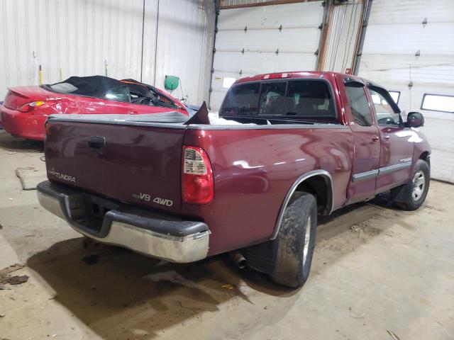 5TBBT44166S487777 - 2006 TOYOTA TUNDRA ACCESS CAB SR5 MAROON photo 4