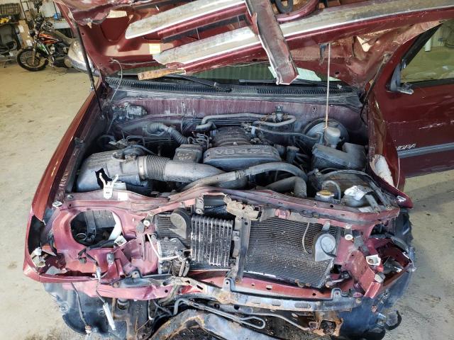 5TBBT44166S487777 - 2006 TOYOTA TUNDRA ACCESS CAB SR5 MAROON photo 7