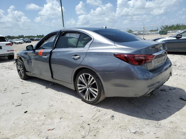 JN1CV7AP0JM240651 - 2018 INFINITI Q50 PURE GRAY photo 2