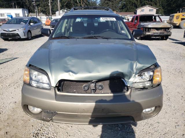 4S3BH675647607782 - 2004 SUBARU LEGACY OUTBACK AWP 绿色 照片 5