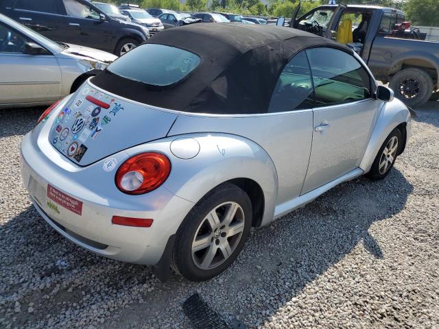 3VWPF31Y86M322536 - 2006 VOLKSWAGEN NEW BEETLE CONVERTIBLE SILVER photo 3