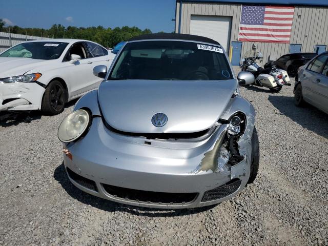 3VWPF31Y86M322536 - 2006 VOLKSWAGEN NEW BEETLE CONVERTIBLE SILVER photo 5