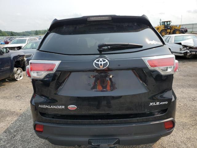 5TDJKRFH5FS140258 - 2015 TOYOTA HIGHLANDER XLE Qara foto 6