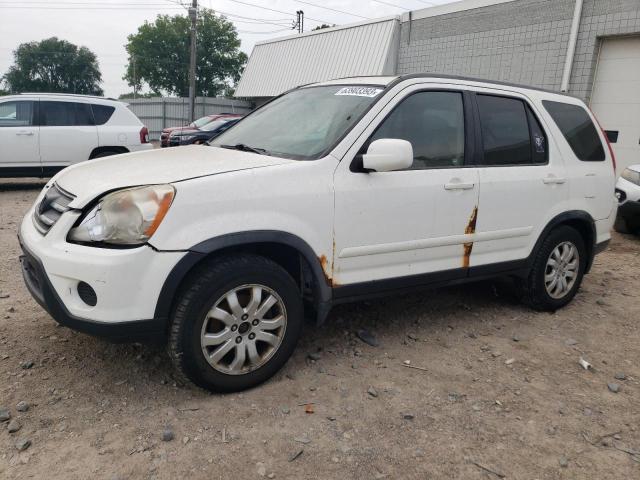 JHLRD78945C037729 - 2005 HONDA CR-V SE WHITE photo 1