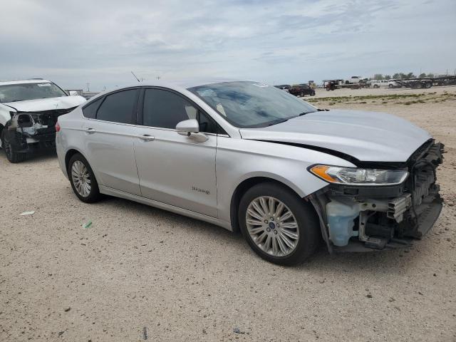 3FA6P0LU0DR289431 - 2013 FORD FUSION SE HYBRID SILVER photo 4