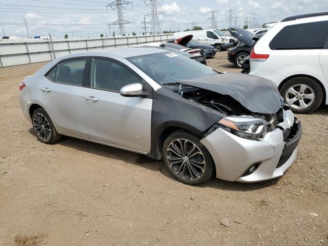 2T1BURHE9EC118577 - 2014 TOYOTA COROLLA L RED photo 4