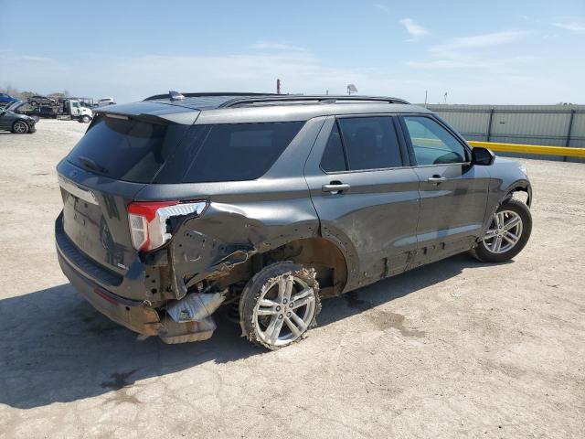 1FMSK8DH0LGA50535 - 2020 FORD EXPLORER XLT GRAY photo 3