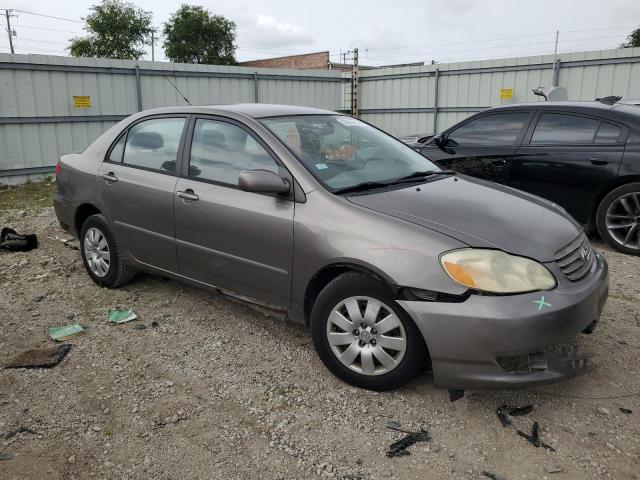 1NXBR38E53Z187261 - 2003 TOYOTA COROLLA CE GRAY photo 4