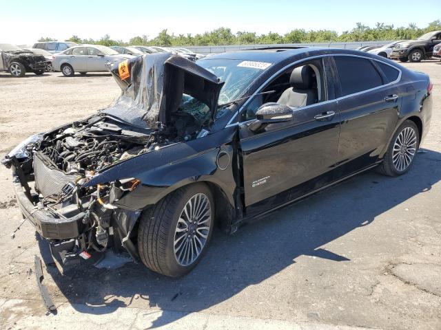 3FA6P0SUXHR329649 - 2017 FORD FUSION TITANIUM PHEV BLACK photo 1