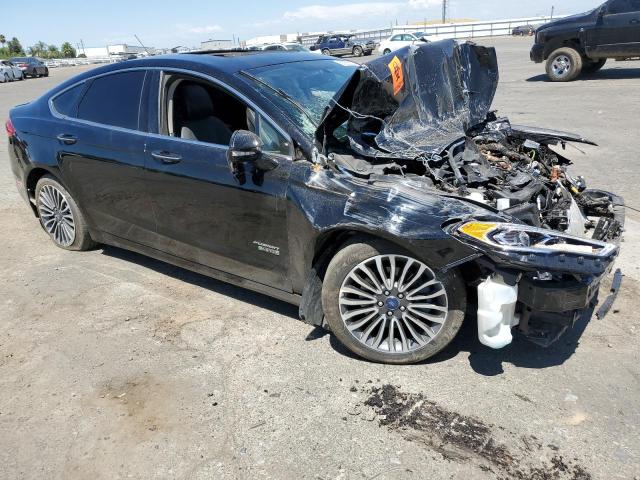 3FA6P0SUXHR329649 - 2017 FORD FUSION TITANIUM PHEV BLACK photo 4