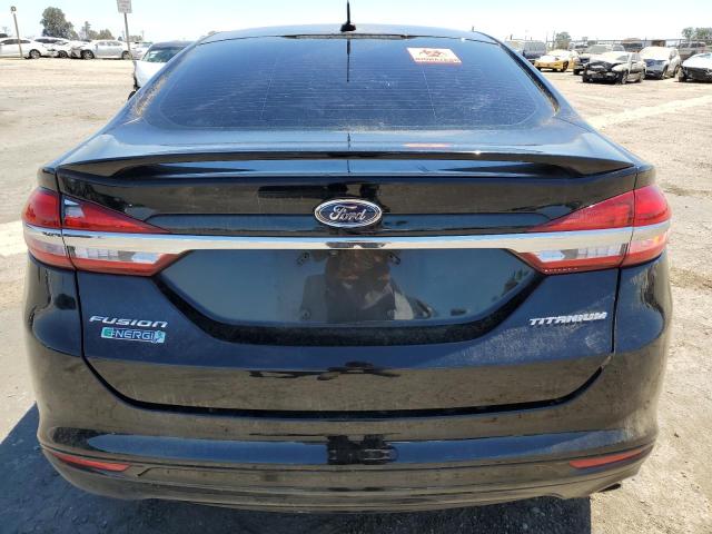 3FA6P0SUXHR329649 - 2017 FORD FUSION TITANIUM PHEV BLACK photo 6