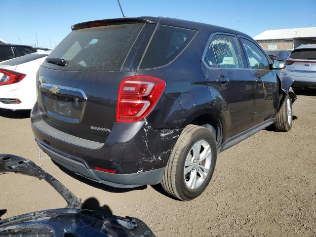 2GNALBEK1G6201271 - 2016 CHEVROLET EQUINOX LS BLACK photo 4