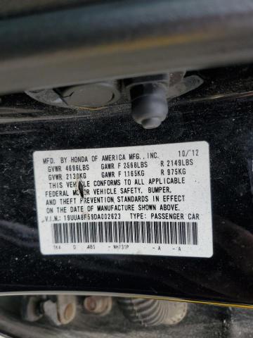 19UUA8F59DA002623 - 2013 ACURA TL TECH Սև լուսանկար 12